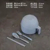 Tazón para Fideos Instantáneos Grande de Paja de Trigo con Tapa para Estudiantes, Oficina, Resistente a Caídas, Tazón para Fideos Instantáneos de Dormitorio, Caja de Almuerzo con Cuchara