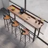 Mesa de Bar em Madeira Maciça para Varanda de Casa Lazer Pequeno Bar Banqueta Alta Armário de Bar em Madeira Maciça Toque de Luxo Leve Mesa Longa