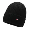 Nuevo Gorro de Invierno Tejido Aoteng para Hombre, Forro de Felpa, Gorro de Lana Engrosado y Cálido, Gorro para Protección de Orejas a Prueba de Frío para Ciclismo al Aire Libre