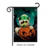 ¡Guau, la nueva bandera de jardín de Halloween de Amazon, bandera decorativa de Feliz Halloween, bandera colgante de Halloween