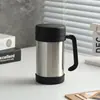 Caneca de Escritório Portátil Altamente Atraente de Aço Inoxidável 304, Copo Térmico de Camada Dupla a Vácuo, Marmita Térmica Portátil, Venda por Atacado do Fabricante