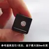 Caja Cuadrada de Acrílico, Caja de Tesoros de Colores, Caja para Gemas, Caja para Piedras Sueltas, Caja de Diamantes de Superficie de Anillo Transparente de Plástico, Caja para Diamantes Sueltos, Leidezhu