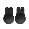 Novas Coberturas de Silicone Respiráveis para Mamilos Coleta Invisível Levanta Orelha de Coelho Silicone Levanta Seios Adesivos de Silicone Antiderrapantes Sem Costura