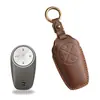 Nueva Cubierta Protectora para Llave de Coche Retro Adecuada para Nio Et7 Nueva Bolsa para Llave Et5 Hebilla de Cuero Hecha a Mano