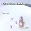 Coreano e Japonês Mais Vendidos Fofo Grande, Médio e Pequeno Estrela Liga de Metal Joias Cinco Pontas Estrela Tridimensional Pintura Spray Unha Metal Acessórios Atacado