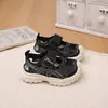 Sandalias Deportivas Medias de Velcro para Niñas Verano Transpirables de Malla Suela Gruesa Zapatos para Niños Pequeños Zapatos Deportivos Casuales