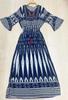 Vestido de estilo étnico, verano 2024, nuevo estilo, estampado de algodón, Yunnan, Dali, Tailandia, Xinjiang, turismo, vestido de playa.