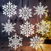 Decoração de Natal presente Enfeites de árvore de Natal 10cm pó de cebola floco de neve acrílico 3 peças Preço