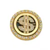 Taobao caliente nuevo accesorios para teléfono móvil personalizados incrustados de diamantes giratorio dólar carcasa de teléfono móvil material DIY joyería
