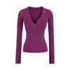 Camiseta de Manga Larga con Escote en V y Ribete de Encaje Pure Desire para Mujer, Estilo Primavera 2026, Top Base Ceñido Sexy Acanalado Adelgazante