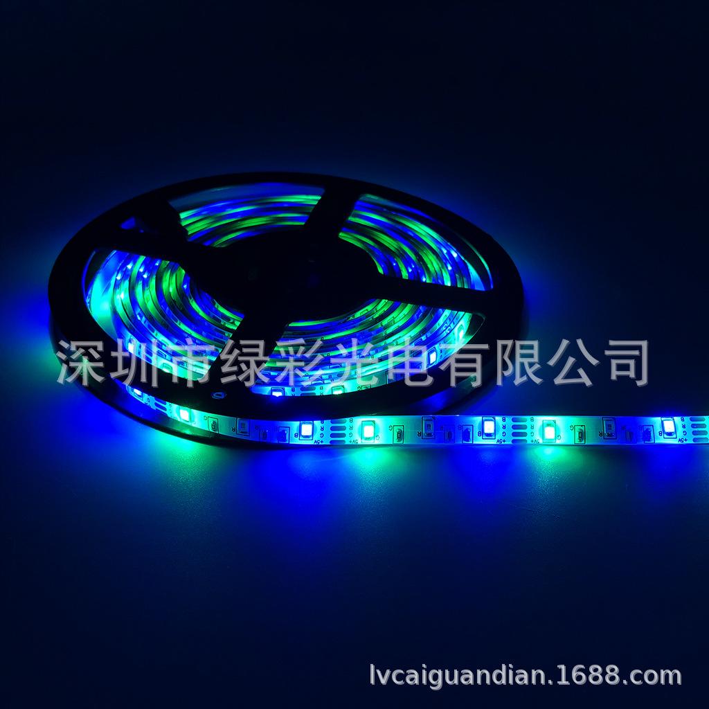 5V2835防水60灯RGB点亮混色黑底图2