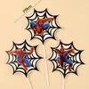 Decoração de Bolo de Halloween Portátil Mousse Bola de Cristal Lanterna de Abóbora Ornamento Olhos Grandes Contas de Açúcar Plugin de Festival