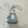 2026 Nuevo Estilo Bolso Suave y Elegante de Lunares, Versión Coreana de Moda, Bolso de Hombro/Axila Casual Simple Relajado de Nicho