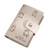 Porta-cartões de gatinho com caneta simples bolsa pequena de identificação feminina grande capacidade porta-cartões múltiplos bolsa porta-moedas para carteira de motorista ins
