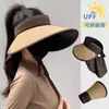 Chapéu de sol de verão para todas as atividades, respirável, máscara facial, proteção para o pescoço, chapéu de sol integrado, proteção UV, chapéu de sol para atividades ao ar livre