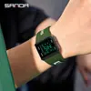 Sanda Sports Estudante Luminoso À Prova d'Água Relógio Fashion Casual Versátil Relógio Masculino e Feminino Relógio Digital Simples