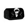 Estuche de doble capa con estampado de Jujutsu Kaisen, bolsa para lápices y papelería de anime para estudiantes de primaria, secundaria y niños