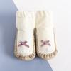 Primavera y Otoño Nuevo Bebé Dibujos Animados Bebé Zapatos para Niños Calcetines Tubo Medio Antideslizantes Suela Suave Zapatos Calcetines de Piso para Niños 0-1-3 Años