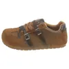 Zapatos de Entrenamiento Alemanes Redondos Retro Estampado de Leopardo para Mujer 2026 Otoño Nuevo Bloque de Color Zapatos Forrest Gump Suela Gruesa para Aumentar la Altura Zapatos Deportivos Casuales