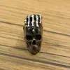Nuevo Calavera de Latón Cuerda de Paraguas Trenzada a Mano Colgante Pulsera Roja Cibernética en Vivo Collar Colgante Joyería DIY para Hacer Tú Mismo Fabricantes Mayoristas