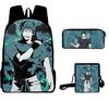 Amazon Cross-Border Novo Mochila Hell Inn Hazbin Hotel Mochila Redutora de Carga Conjunto Bolsa de Ombro Estojo