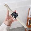 Adecuado para Huawei Watchgt5 Correa de Cuero 20/22mm Costura Plana Correa de Reloj de Cuero Huawei
