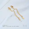 Acero de Titanio Antidesvanecimiento Superficie Lisa Forma de Corazón Estrella de Cinco Puntas Ovalada Gota de Agua Cierre de Langosta Cadena de Extensión Accesorios de Joyería Hechos a Mano para Bricolaje