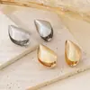 Brincos de Fio de Concha Populares Estilo Ins Europeu e Americano Brincos Geométricos de Metal Exagerados de Alto Padrão Transfronteiriços Brincos Venda por Atacado