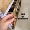 Pelo de Ardilla Iluminador Sombra de Ojos Fijador Plano Forma de Almendra Aplicación Parcial de Polvo Base Mezcla Pincel de Maquillaje Cangzhou