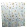 Estrella de Mar de Venta Caliente Transfronteriza Cortina de Ducha de Eva Hogar Impermeable y a Prueba de Moho Baño Cortina Divisoria de Baño Venta Directa de Fábrica