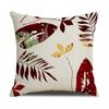 Funda de Almohada de Lino Retro Simple Venta Caliente Transfronteriza Nicho Decoración del Hogar Funda de Almohada Oficina Funda de Almohada para Sofá
