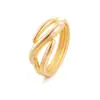 Pulseira aberta oca de luxo leve estilo francês, pulseira de liga de alta qualidade, joia popular transfronteiriça no AliExpress, atacado em grande quantidade
