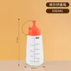 Garrafa squeeze de molho de tomate, garrafa squeeze com bico de mel, garrafa de salada de plástico de grau alimentício, pote comercial, pote de tempero de molho