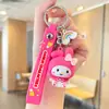 Nuevo Llavero de Dibujos Animados de PVC Sanrio Colgante Pequeño Llavero Colgante para Mochila DIY Pequeños Regalos Promocionales Venta al por Mayor
