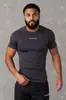 Camiseta Deportiva Fitness de Secado Rápido Transpirable Elástica para Hombre Youngla Ropa de Fitness Pantalón Jogger Ropa para Correr al Aire Libre Baloncesto