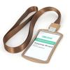 DezhI - Juego de tarjetas de trabajo de aleación de aluminio, juego de identificación, cuerda colgante, cofre para tarjetas de trabajo, cofre colgante de metal para personal de marca