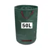Bolsa gruesa para recoger hojas transfronteriza, bolsa para basura de jardín y paisajismo, bolsa para recoger malas hierbas y hojas, bolsa de almacenamiento impermeable de gran capacidad