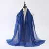 Cachecol de Bolhas Popular Transfronteiriço para Mulheres 2025 Novo Cachecol de Cor Sólida Cachecol Xale Decorativo Quente da Moda Fabricante Atacado