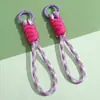 Cuerda Trenzada de Poliéster de Colores Accesorios para Joyería Hecha a Mano DIY Cuerda para Llavero de Teléfono Móvil Paquete de Material de Cuerda para Colgante
