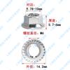 Porca de flange sextavada de dente reverso de aço inoxidável 304 dente esquerdo com tampa de parafuso antiderrapante dente de flor de almofada DIN6923