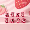 Venda Quente Boneca Fofa Kawaii de Grãos Ornamento Pequeno de Resina para Desktop Acessórios DIY Brinquedo Tendência Transmissão ao Vivo Sacola Surpresa Acessórios para Bonecas Pequenas