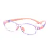 Nuevas gafas infantiles anti luz azul protección ocular marco de silicona suave bicolor para niños estudiantes uso diario se pueden equipar con el número de mujeres