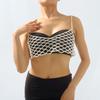 Cadena corporal con cuentas exageradas transfronterizas, estilo europeo y americano, chal con personalidad de la industria pesada, estilo sexy de discoteca, hip-hop, estilo retro, para mujer