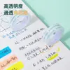 Cinta de papelería Deli 30011 Los estudiantes usan cinta pequeña transparente para rasgar cinta fina 12 mm * 14y cinta transparente