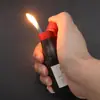 Venta Directa de Fábrica de Adornos Creativos con Forma de Botella de Vino, Encendedores Clásicos Inflables de Llama Abierta, Artículos Mini Portátiles para Regalo, Al Por Mayor