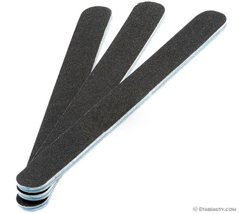 修甲工具小木棒双面木片指甲锉厂家批发抛光打磨条