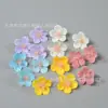 Simulação de Flores Gypsophila de Milão Coloridas Mini Pequena Flor de Cerejeira Adereço de Cabeça de Minoria Étnica Flor de Pinos Grampo de Cabelo Flor Produção