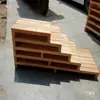 Descanso para Pés de Madeira Maciça Banquinho Degrau Banheiro Antiderrapante Cozinha Banheiro Escritório Banquinho para Pés