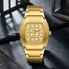 Reloj de barril nuevo de gran venta transfronteriza para hombre, reloj de cuarzo con correa de acero casual de negocios de aleación de titanio, fabricante de relojes para hombre
