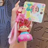 Chaveiro Pingente de Boneco Crayon Shin-Chan Dimensão Dinâmica Autêntico para Mochila Escolar Pequeno Presente